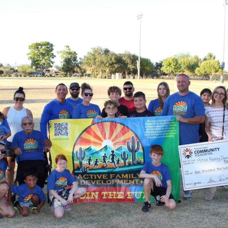 Florence Copper Grant Helps Active Family Development Expand Free Programs for Families and Youth.